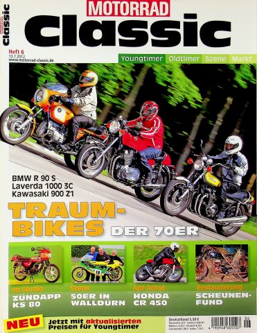 Deckblatt Motorrad Classic (06/2012)